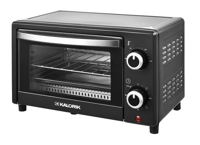 Kompakter Mini-Backofen mit Infrarottechnik SCHWARZ