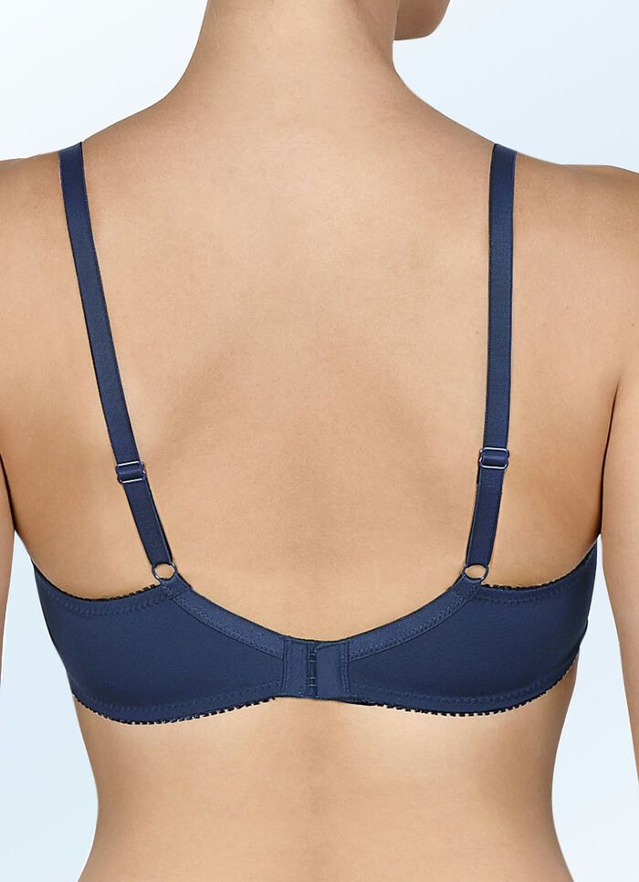 Naturana Zweierpack BH mit gepolsterten Cups 1X MARINE, 1X WEISS