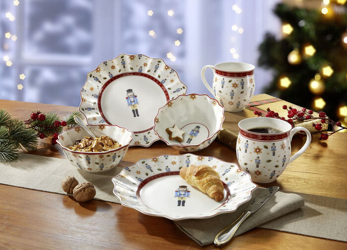 Frühstücks-Set Nussknacker, 6-teilig 