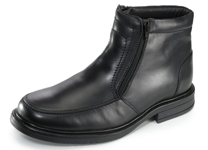 Stiefelette mit zwei Seitenrei&szlig;verschl&uuml;sse SCHWARZ