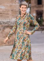 Kleid mit schwingendem Rockteil 