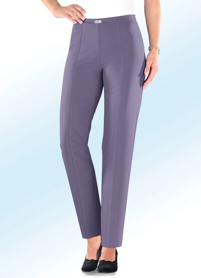 Hose mit r&uuml;ckw&auml;rtigem Dehnbundeinsatz 