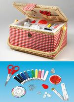 N&auml;hkorb mit umfangreichem 76-teiligem Zubeh&ouml;r 