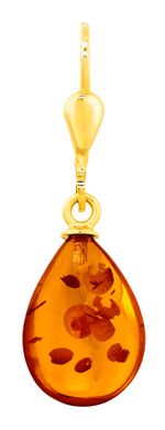 Sch&ouml;ne Ohrringe mit echtem Bernstein 