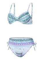 Bikini mit B&uuml;gel, schalenlos, seitlich raffbar 