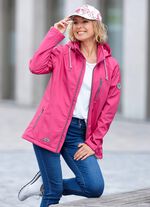 Funktionsjacke mit abnehmbarer Kapuze 