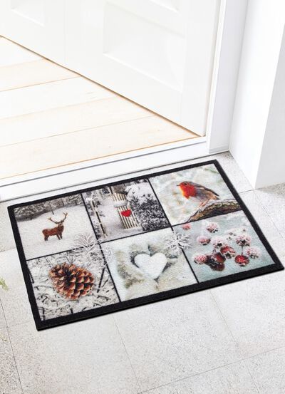 Fu&szlig;matte mit rutschemmender R&uuml;ckseite 