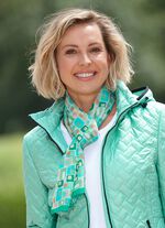 Schal mit geometrischem Dessin 