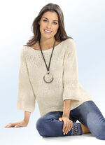 Jeans mit aufwendigen Stickereien JEANSBLAU