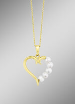 Herz-Anh&auml;nger mit Ankerkette 