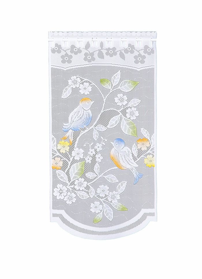 Fenster- und T&uuml;rbehang V&ouml;gelchen, verschiedene Farben COLORIERT