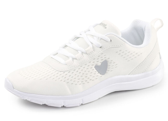 LAURA KENT, sommerliche Damen-Sneaker, mit herausnehmbarem Fußbett WEISS