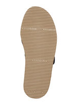 Bequeme Damen-Sandalen, Weite H, aus gepolstertem Textilmaterial MARINE