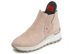 Rieker Stiefelette aus weichem Nubukmaterial BEIGE