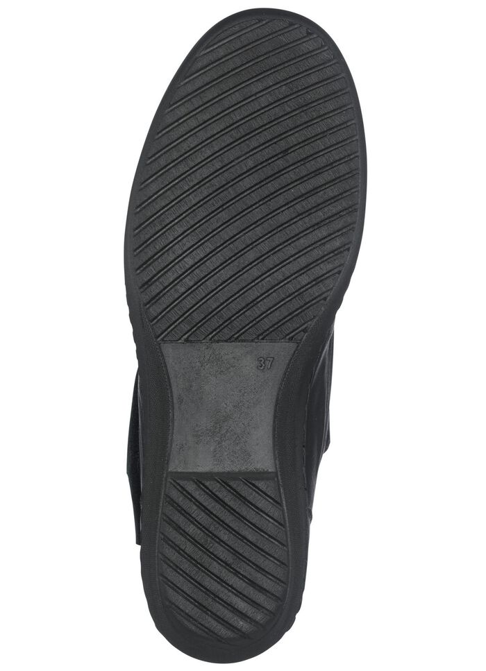 Gemini Stiefelette aus weichem Rind-Nappaleder SCHWARZ