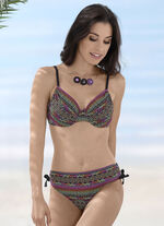 Bikini mit B&uuml;gel, schalenlos, seitlich raffbar 