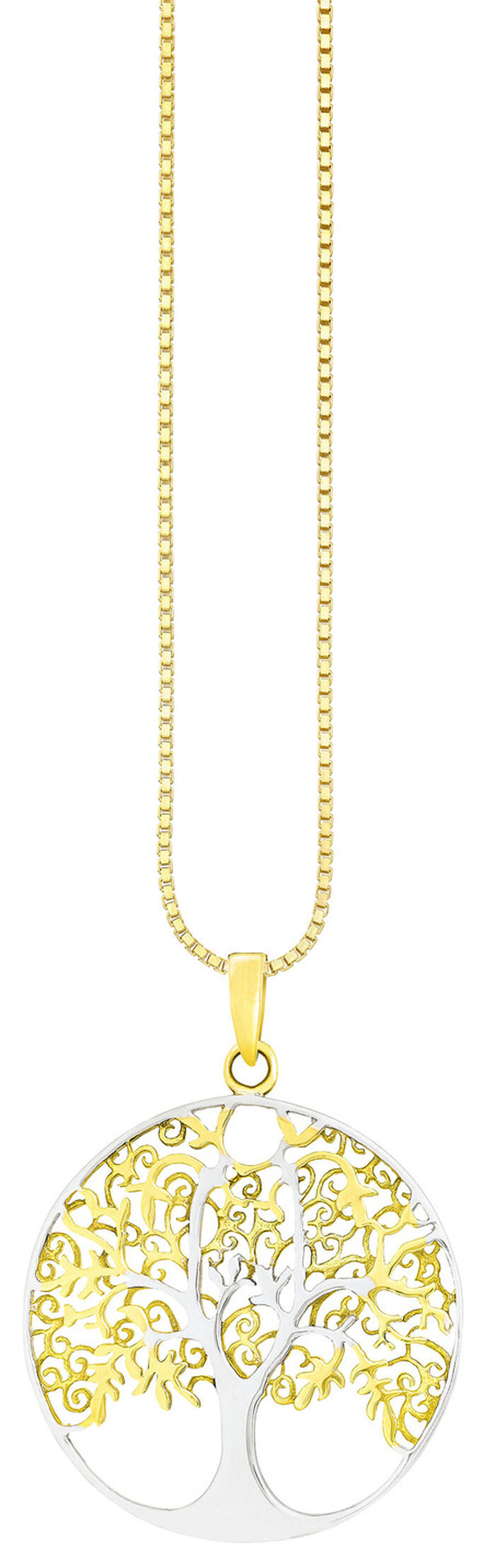 Lebensbaum-Anhänger aus Silber 