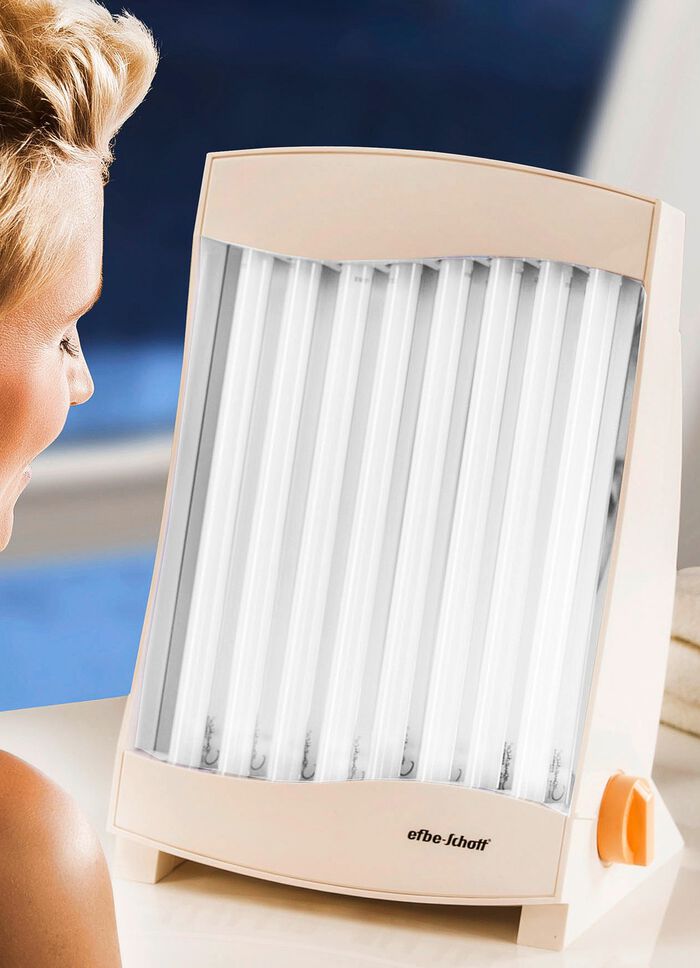 Gesichtssolarium f&uuml;r eine angenehme Br&auml;unung 