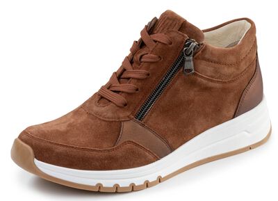 Waldl&auml;ufer, bequeme Damen-Boots, Weite H, mit herausnehmbarem Fu&szlig;bett 