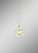 Süßer Herz-Anhänger mit Zirkonia 