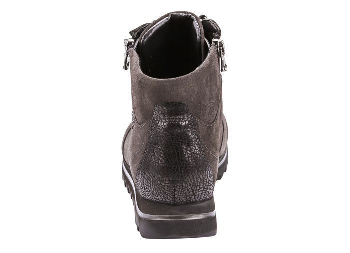 Waldl&auml;ufer Stiefelette mit praktischen Seitenrei&szlig;verschl&uuml;ssen GRAU