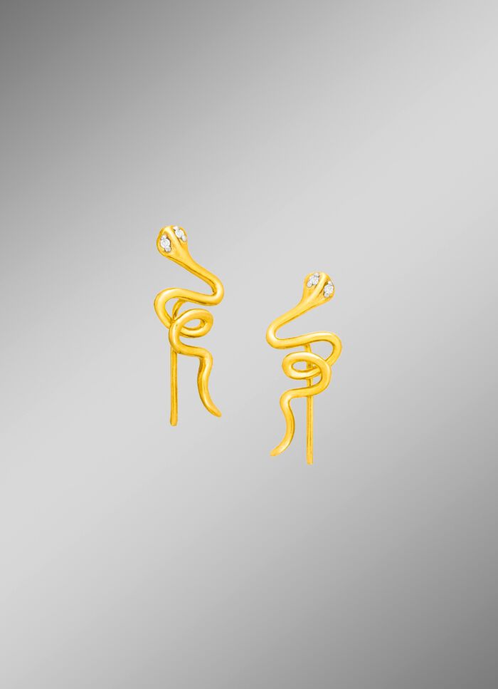 Besondere Ohrhaken mit Diamanten 