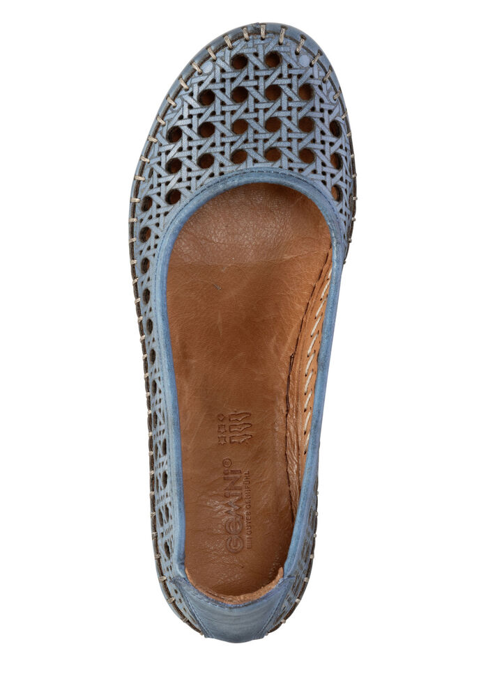 Gemini, sommerliche Damen-Pumps, Weite G, aus Leder JEANS