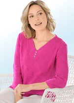 Pullover mit feiner Struktur HIMBEERE