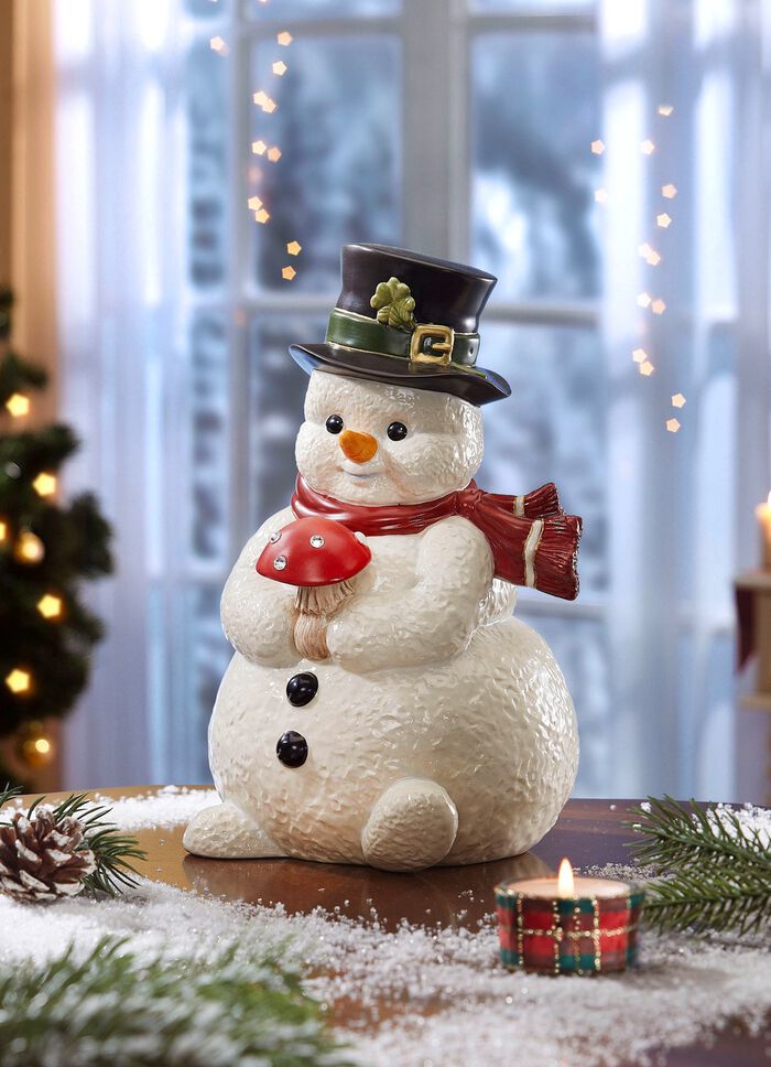 Schneem&auml;nner aus Feinsteingut 