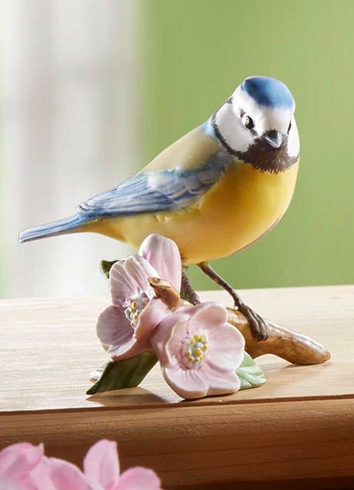 Vogel-Figuren aus hochwertigem Biskuitporzellan 