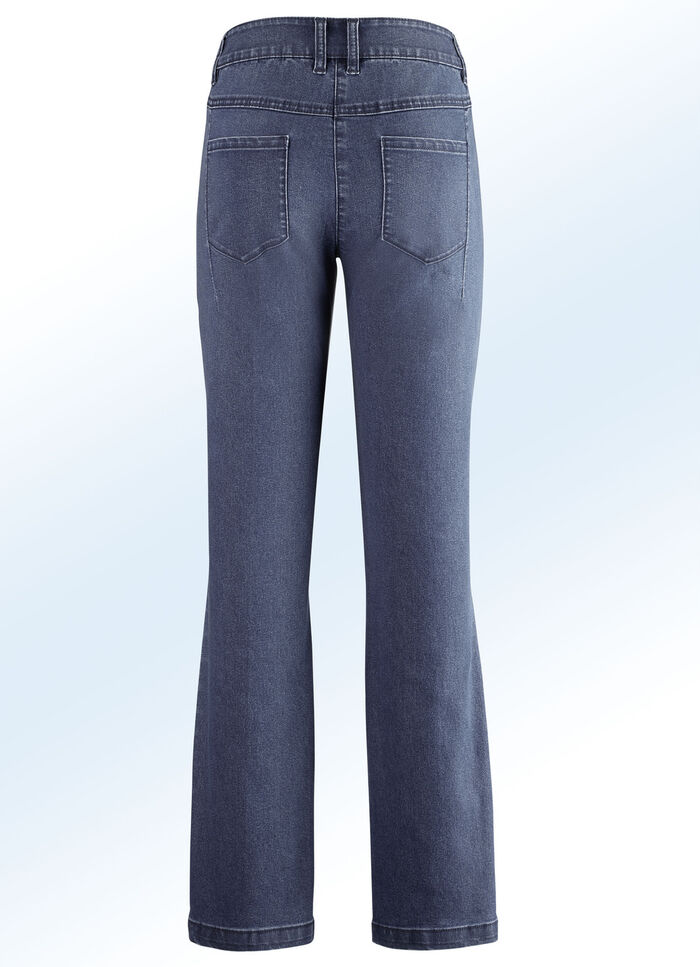 Jeans in angesagter Boot Cut-Form JEANSBLAU