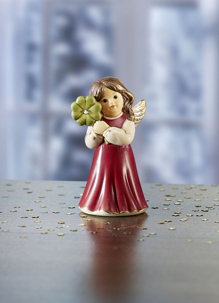 Engel mit Swarovski-Kristall BORDEAUX