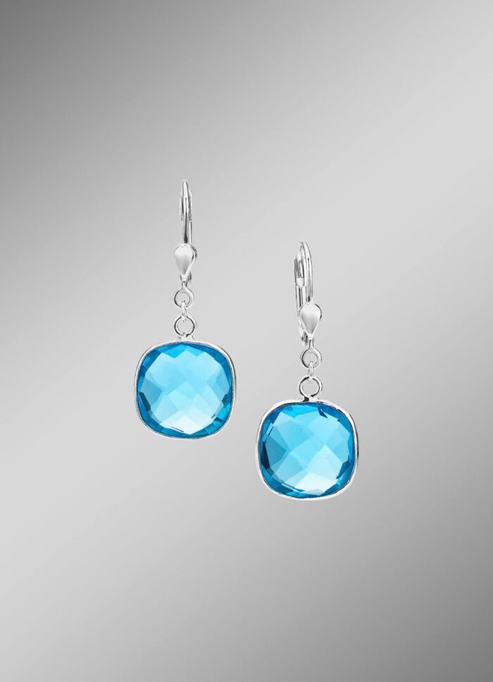 Eleganz, die sich bewegt: Ohrringe mit beh. Quarz 
