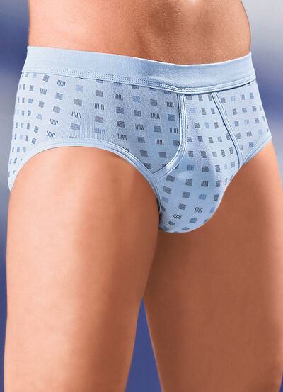 Schiesser Zweierpack Slips aus Feinripp, mit Eingriff 