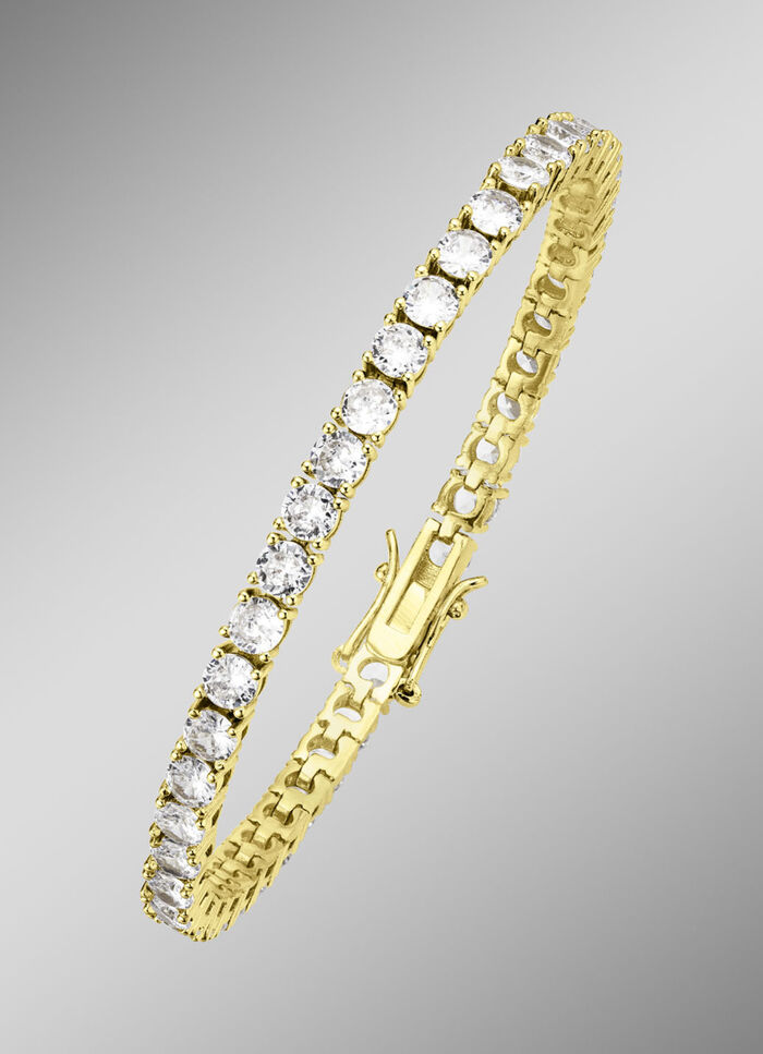 Armband aus glänzendem Messing GOLD