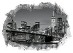 3D-Wand-Tattoo New York mit beeindruckendem 3D-Effekt 