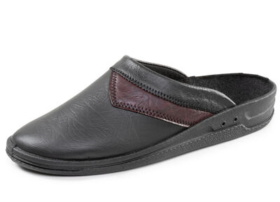 Klassische Herren-Pantoletten, mit anatomisch geformtem Fußbett 