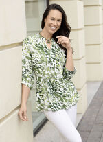 Shirt-Tunika mit Biesenzier 