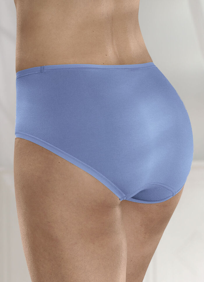 Speidel Dreierpack Slips mit flachen, elastischen Abschl&uuml;ssen AZURBLAU