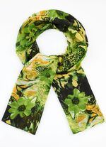 Schal mit verschiedenen Dessinierungen 