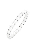 Elastisches Armband mit Süßwasser-Zuchtperlen 