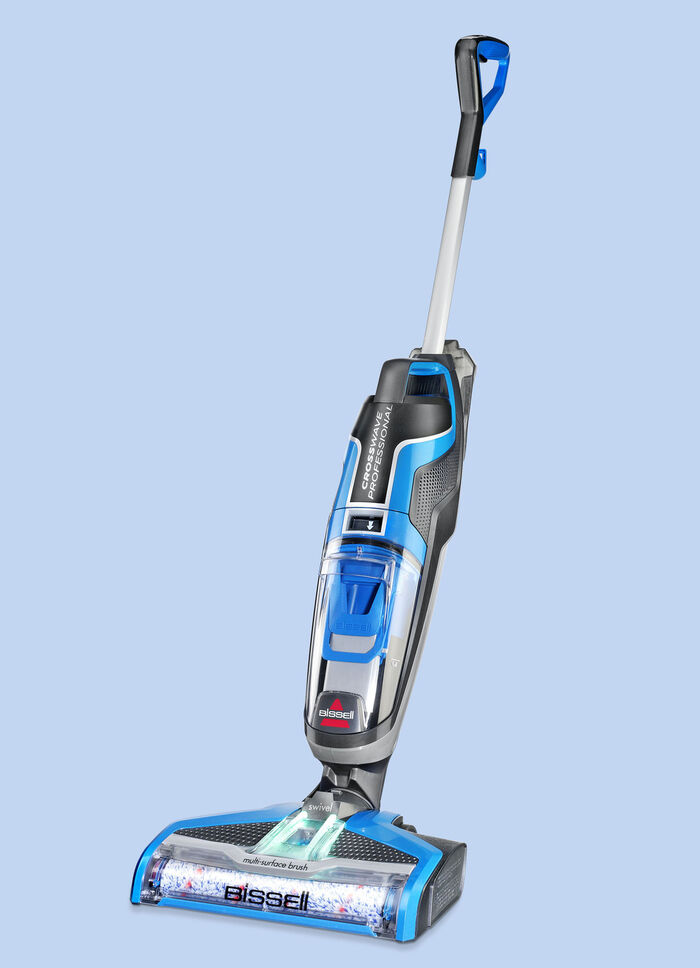 Bissell Nass-Trockensauger inkl. 3 Bürsten und Reiniger BLAU