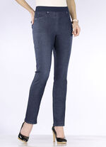 Jeans in bequemer Schlupfform DUNKELBLAU MEL.