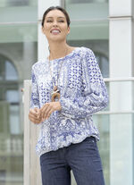 Tunika mit elastischen Abschl&uuml;ssen 