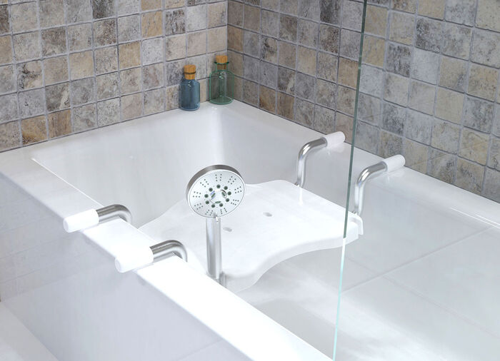 Badewannensitz aus stabilem Aluminium 