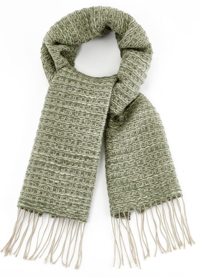 Schal mit verschiedenen Gr&uuml;nt&ouml;nen 