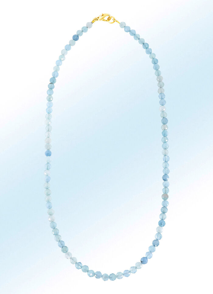 Halskette mit Aquamarin 