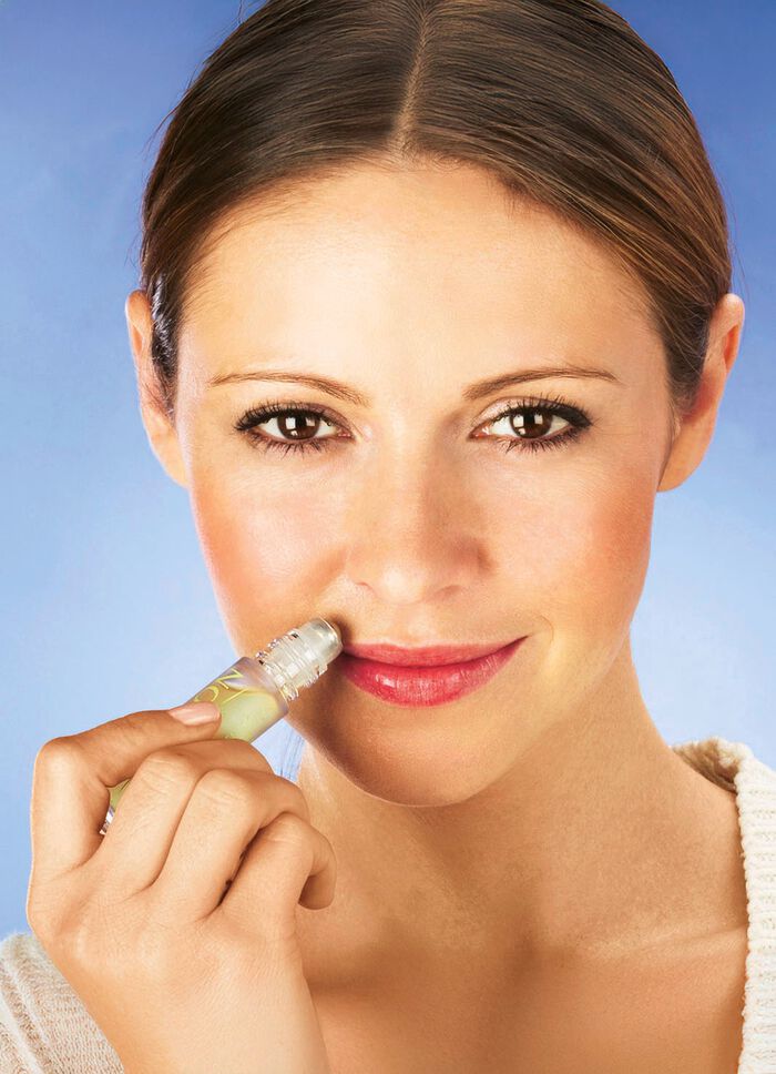 Damenbartblocker als Roll-On-Stift 