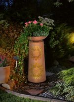 Deko-S&auml;ule mit Mandala-Motiv 