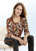 Shirt-Tunika mit Schmuckknöpfen 